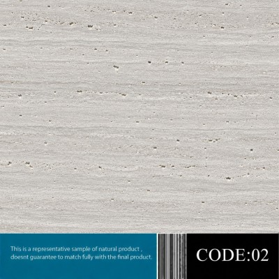 BRUSHED SILVER TRAVERTINE