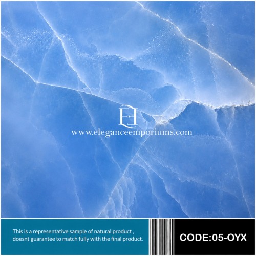 ONYX BLUE Natural Onyx Stone Slab