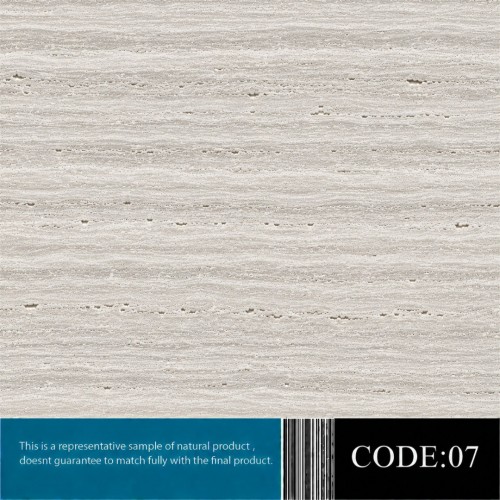 Cross Cut Silver Travertine Turkish Natural Stone