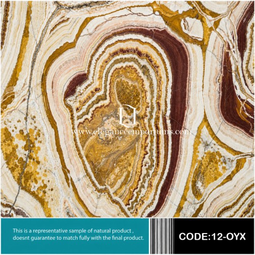 ONYX DESERT ROSE Natural Onyx Stone Slab